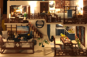 DIY-Dollhouse-Wooden-Doll-Houses-Miniature-Doll-House-Furniture-Kit-Casa-Music-Led-Toys